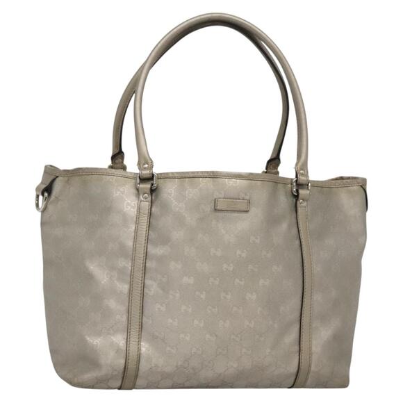GUCCI GG Implementation Tote Bag Silver - Picture 1 of 16